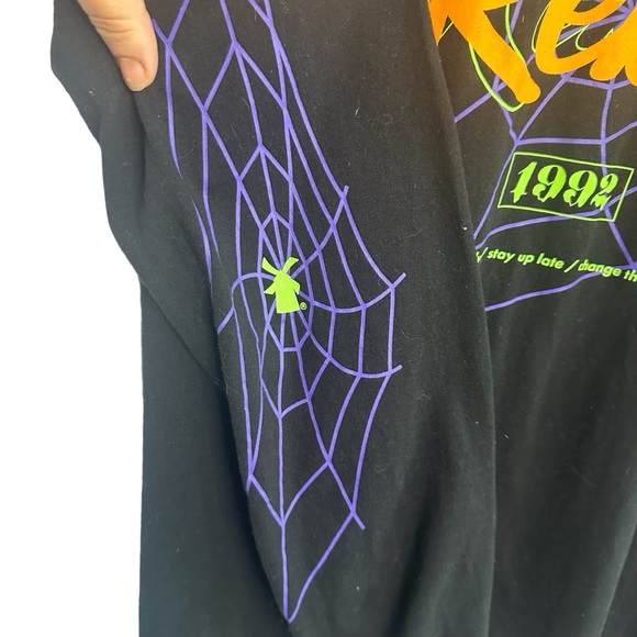 Dutch Bros MEDIUM+XL+XXL Black VINTAGE Long Sleeve Tee Rebel Spider Web “Slay…” - Picture 2 of 8